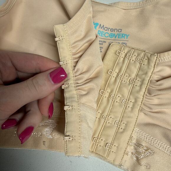 Marena Recovery Post Surgery Mastectomy Bra Womens 38 40 Front Closure USA Made - Picture 7 of 9